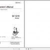 Clark Forklift SX 12 16 Operator Manual 8113243 1