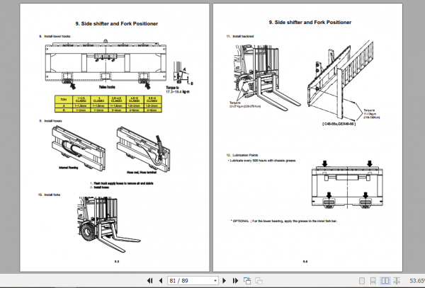 Clark Forklift TMX 13 23 Operator Manual 8116858 3