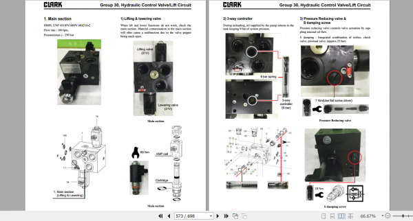 Clark Forklift Truck 2021 S20 32C 35 L G Service Manual 8146157 3