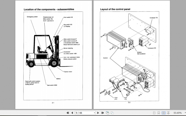Clark Forklift Truck CEM 20 30 CEM375 Training Manual Electrical System 2