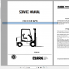 Clark Forklift Truck CGC CGP40 70 LPG Service Manual SM612 1