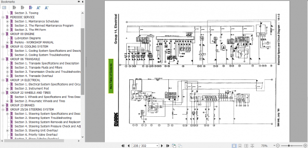 Clark Forklift Truck CMP 40 45 50s Service Manual SM 648 2
