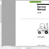 Clark Forklift Truck CMP 40 45 50s Service Manual SM 649 1