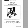 Clark Forklift Truck CTM CEM 20 30 LT210A Training Manual Electr System 1
