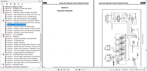Clark Forklift Truck ECX20 32 EPX20 30 Service Manual 8041203 4