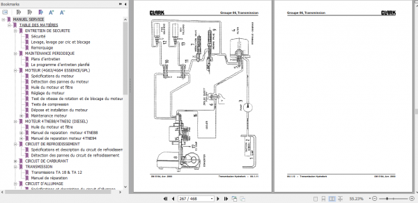 Clark Forklift Truck French CMP 15 30 Service Manual SM 5184 2