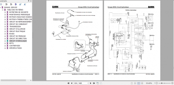 Clark Forklift Truck French CMP 15 30 Service Manual SM 5184 3