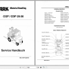 Clark Forklift Truck German CGP CDP 20 30 Service Manual SM 5159 1