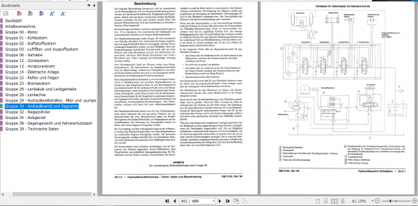 Clark Forklift Truck German CGP CDP 20 30 Service Manual SM 5159 4