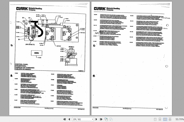 Clark Forklift Truck HPB1 Controller Training Electrical System SM5158 4