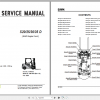 Clark Forklift Truck S20 35D ISUZU Engine Service Manual 8146155 1