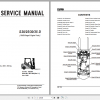 Clark Forklift Truck S20 35D ISUZU Stage 5 Engine Service Manual 8162907 1