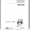 Clark Forklift Truck SF12 20SD SLC CMP15 20SL SDLG Service Manual 8021718 1
