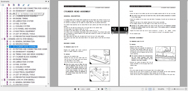 Clark Forklift Truck SF50 75SDL CMP50 75sDL Service Manual 8034927 2