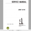 Clark Forklift Truck SRX 14 16 Service Manual 8118384 1