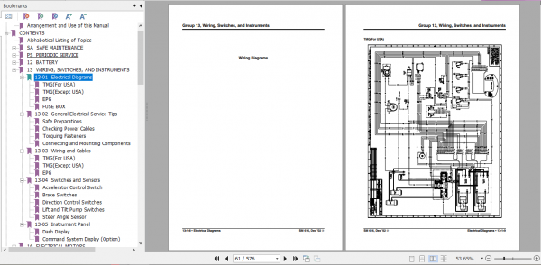 Clark Forklift Truck TMG 12 25 TMG 13 20X EPG 15 18 Service Manual 8026067 4