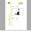 Clark Forklift WPio15 Parts Manual PB EU145 1