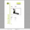 Clark Forklift WPio20 Parts Manual PB EU148 1