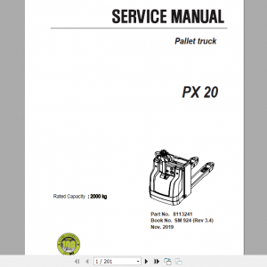 Clark Order Picker COP1 Service Manual SM 1600 4 1
