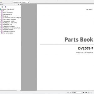 Doosan Forklift 2019 PDF Service Manual Part Manual Schematic Diagram DVD 11