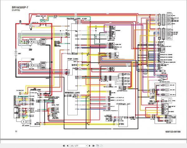 Doosan Forklift SB4450E Electric Schematic Diagram Full Version 3