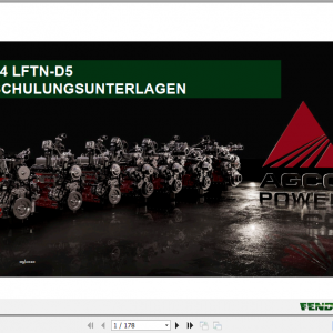 Fendt Engine 44 LFTN D5 AGCO Power Service Training Manual German 1