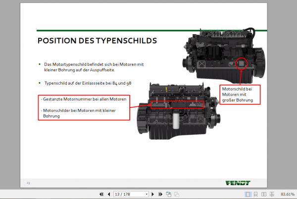 Fendt Engine 44 LFTN D5 AGCO Power Service Training Manual German 2