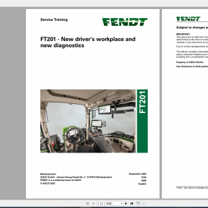 Fendt Ft201 09.2000 EME Service Training Manual 2