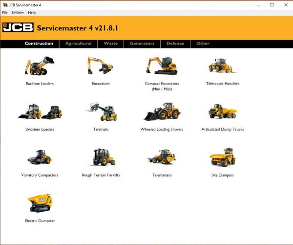 JCB ServiceMaster 4 v21.8.1 09.2021 Diagnostic Software DVD 1