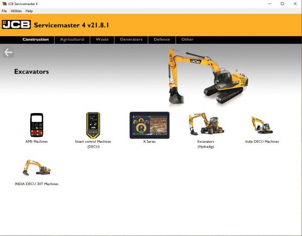 JCB ServiceMaster 4 v21.8.1 09.2021 Diagnostic Software DVD 3
