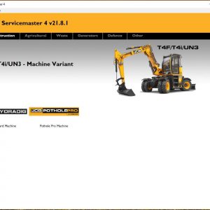 Jcb Servicemaster 4 V21.8.1 09.2021 Diagnostic Software Dvd 5