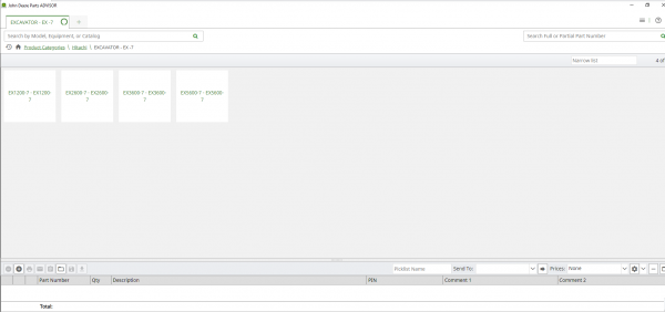 John Deere Hitachi Parts ADVISOR 2021 Spare Parts Catalog Offline DVD 9