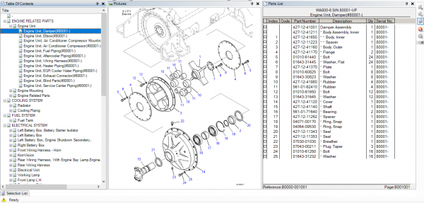 Komatsu Wheel Loaders USA WA800 8 Spare Parts Catalog 2