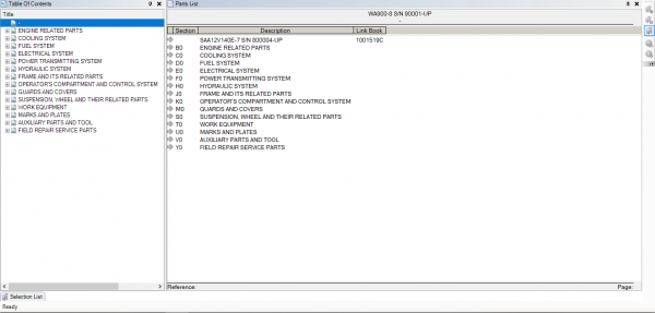 Komatsu Wheel Loaders USA WA900 8 Spare Parts Catalog 2