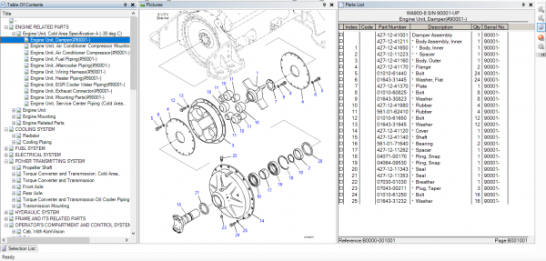 Komatsu Wheel Loaders USA WA900 8 Spare Parts Catalog 3