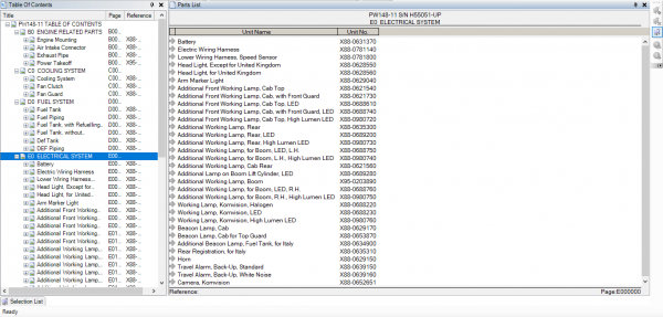 Komatsu Wheeled Excavators USA PW148 11 Spare Parts Catalog 2