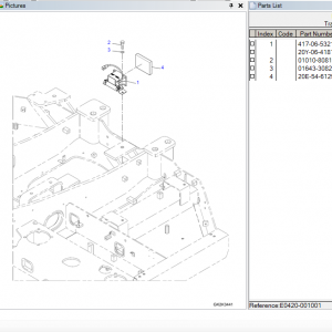 Komatsu Wheeled Excavators USA PW148 11 Spare Parts Catalog 3