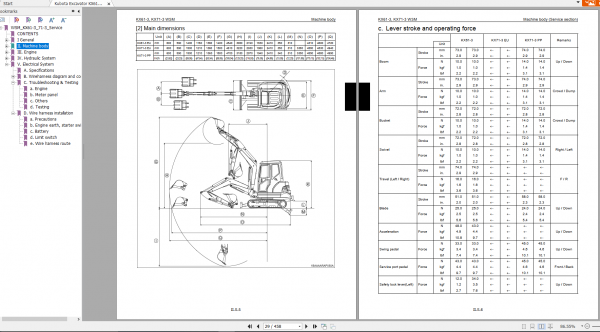 Kubota Excavator KX61 3 KX71 3 Service Chapter Workshop Manual EN 2
