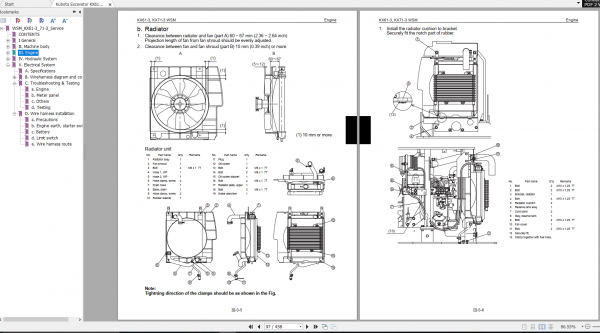 Kubota Excavator KX61 3 KX71 3 Service Chapter Workshop Manual EN 3
