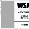 Kubota Excavator KX91 3 KX101 3 Workshop Manual EN 1