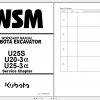 Kubota Excavator U25S U20 3a U25 3a Service Chapter Workshop Manual 1