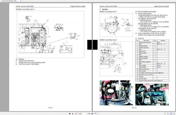 Kubota Excavator U25S U20 3a U25 3a Service Chapter Workshop Manual 4