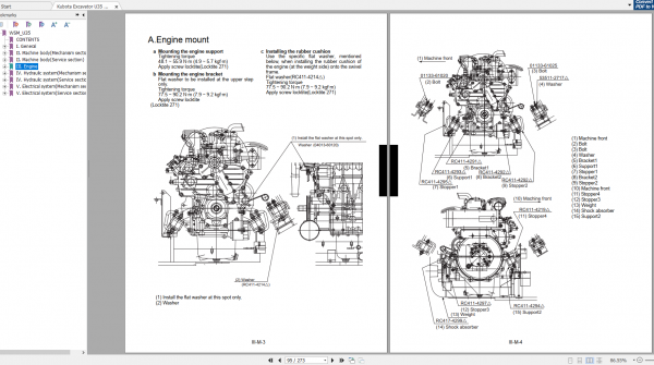 Kubota Excavator U35 Workshop Manual EN 3