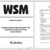 Kubota Front Mout Mower F2690 F2690E F3990 RCK60P 60R 72P 72RF36F39 Workshop Manual EN 1