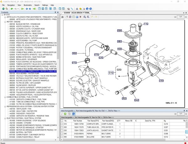 Kubota KE SP EPC 10.2021 Spare Parts Catalog DVD 3