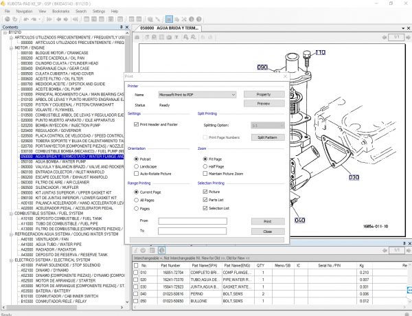 Kubota KE SP EPC 10.2021 Spare Parts Catalog DVD 4
