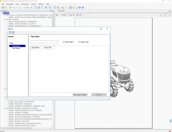 Kubota KE SP EPC 10.2021 Spare Parts Catalog DVD 7
