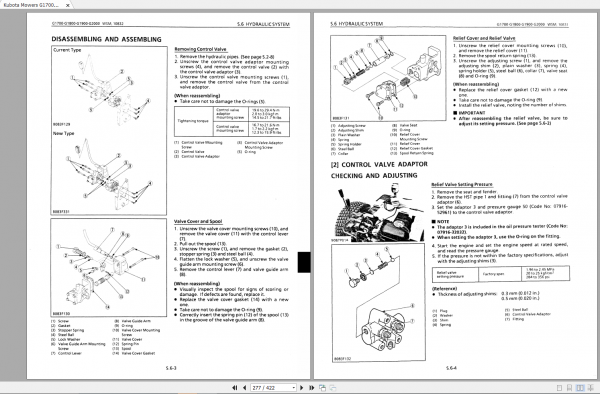 Kubota Mowers G1700 G1800 G1900 G2000 Workshop Manual EN 3