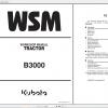 Kubota Tractor B3000 Workshop Manual ENFR 1