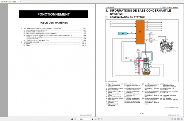Kubota Tractor B3350 V1505 T E4 Diagnosis Manual FR 2